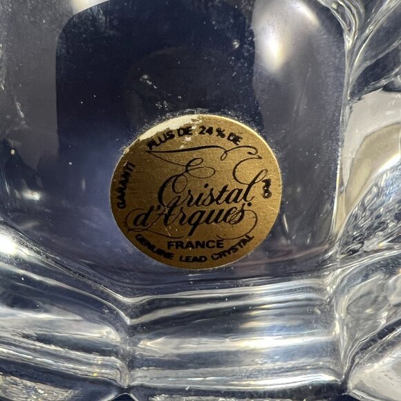 Lead Crystal Turtle Figurine By Cristal DArques France 24% Genuine Lead Crystal - Picture 4 of 4